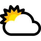 Sun Behind Cloud
