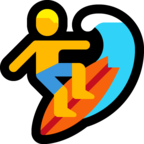 Person Surfing