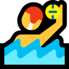 Person Playing Water Polo