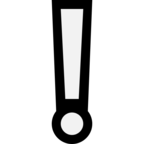 White Exclamation Mark