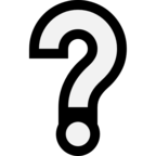 White Question Mark