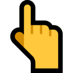 Backhand Index Pointing Up
