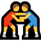People Wrestling