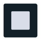 Black Square Button