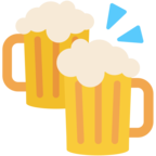 Clinking Beer Mugs