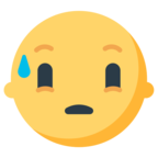 Sad but Relieved Face