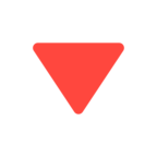 Red Triangle Pointed Down