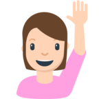 Person Raising Hand