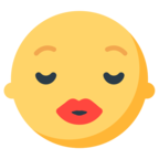 Kissing Face with Closed Eyes