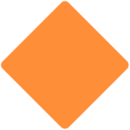 Large Orange Diamond
