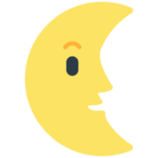 Last Quarter Moon Face