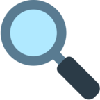 Magnifying Glass Tilted Left