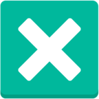 Cross Mark Button