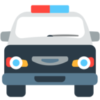 Oncoming Police Car