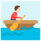 Person Rowing Boat