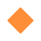 Small Orange Diamond