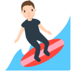 Person Surfing