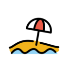 Beach with Umbrella