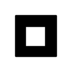 Black Square Button