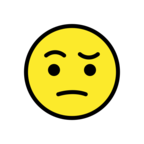 Face with Raised Eyebrow