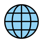 Globe with Meridians