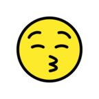 Kissing Face with Closed Eyes