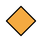 Large Orange Diamond