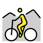 Person Mountain Biking