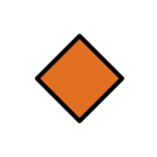 Small Orange Diamond