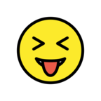 Squinting Face with Tongue