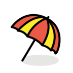 Umbrella on Ground