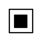 White Square Button