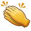 Хлопая в ладоши