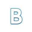 Обозначение регионального индикатора Буква B