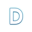 Обозначение регионального индикатора Буква D