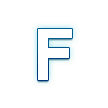 Обозначение регионального индикатора Буква F