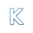 Обозначение регионального индикатора Буква K