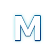 Обозначение регионального индикатора Буква M