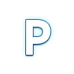 Обозначение регионального индикатора Буква P
