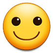 Слегка улыбающееся лицо