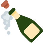 Bottle with Popping Cork