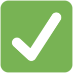 Check Mark Button