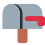 Closed Mailbox with Lowered Flag