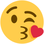Face Blowing a Kiss