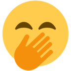 Face with Hand Over Mouth