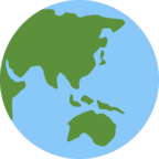 Globe Showing Asia-Australia