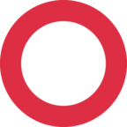 Hollow Red Circle