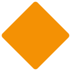 Large Orange Diamond