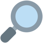 Magnifying Glass Tilted Right