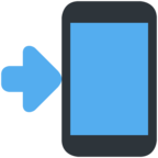 Mobile Phone with Arrow